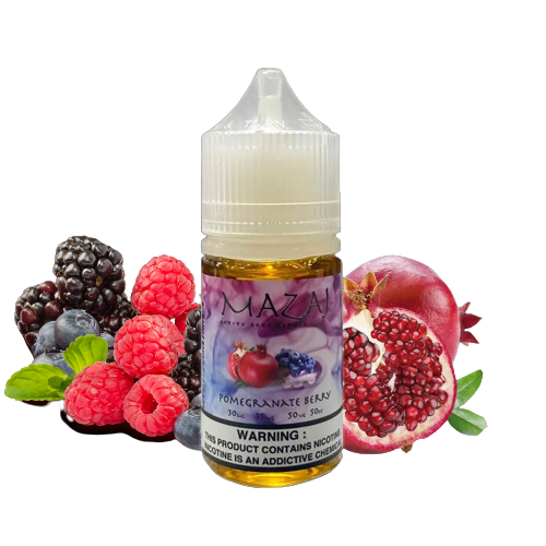 Pomegranate Berry Saltnic by MAZAJ | Premium Vapes shop UAE