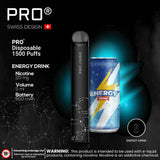 Pro Swiss Disposable Pod 1500 Puffs 2% Nicotine | Premium Vapes shop UAE