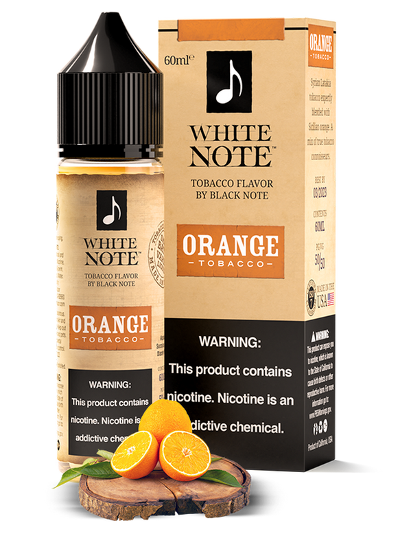 ORANGE - WHITE NOTE | 60 ML E-LIQUID premium vapes shop uae