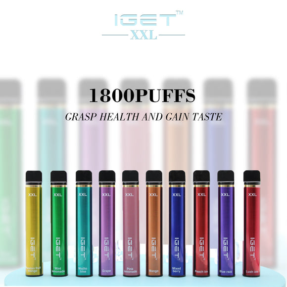 IGET XXL Disposable Vape 1800 Puffs (5%) | Premium Vapes shop UAE