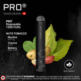 Pro Swiss Disposable Pod 1500 Puffs 2% Nicotine | Premium Vapes shop UAE