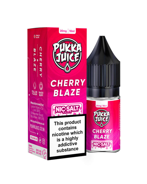 Cherry Blaze Salt - Pukka Juice | Premium Vapes shop UAE