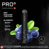 Pro Swiss Disposable Pod 1500 Puffs 2% Nicotine | Premium Vapes shop UAE