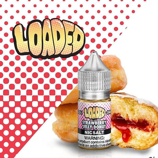 Strawberry Jelly Donut Salt Nic - Loaded