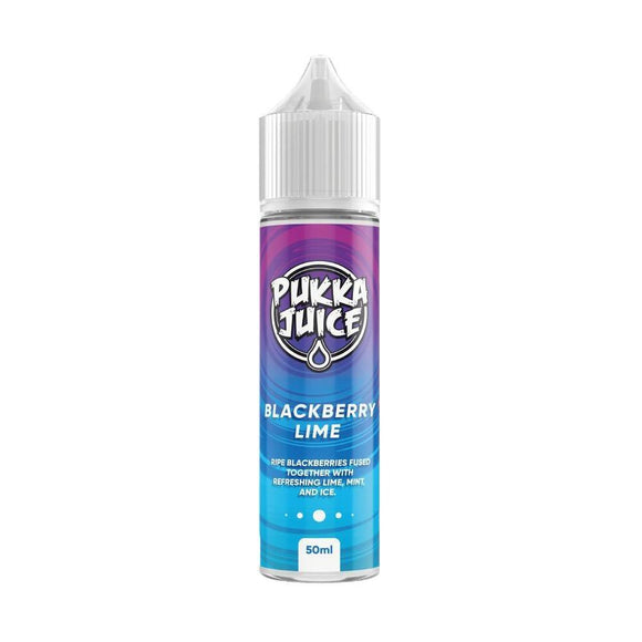 Blackberry Lime Eliquid - Pukka Juice | Premium Vapes shop UAE