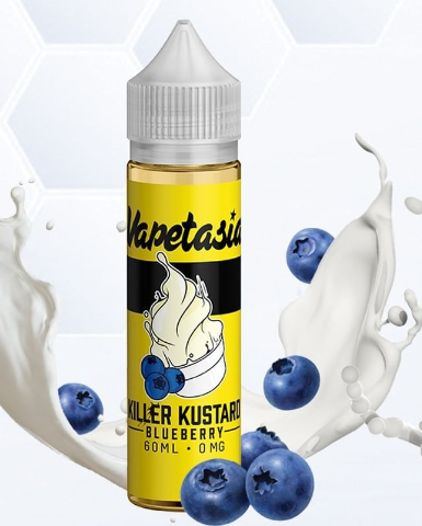 Blueberry Killer Kustard 60ml E Liquid - Vapetasia