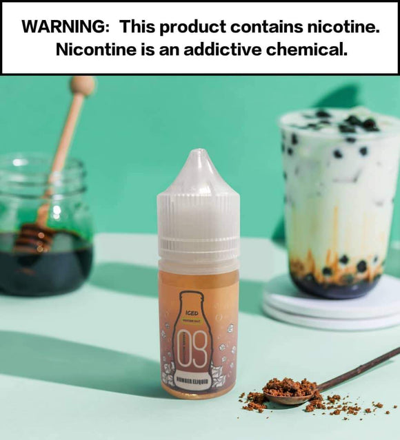 Numbers E-liquid - Number 9 Caramel Macchiato SaltNic30ml / 35mg,30ml / 50mg | Premium Vapes shop UAE