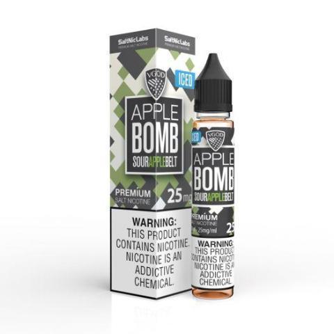 ICED APPLE BOMB [SALTNIC] | UAE Vapors R Us - The first vape store in UAE